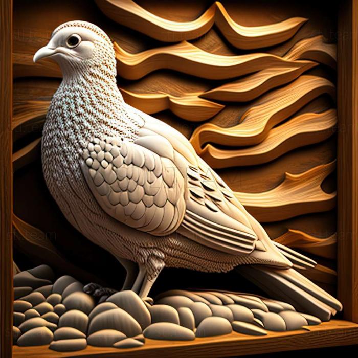 3D model ptarmigan (STL)